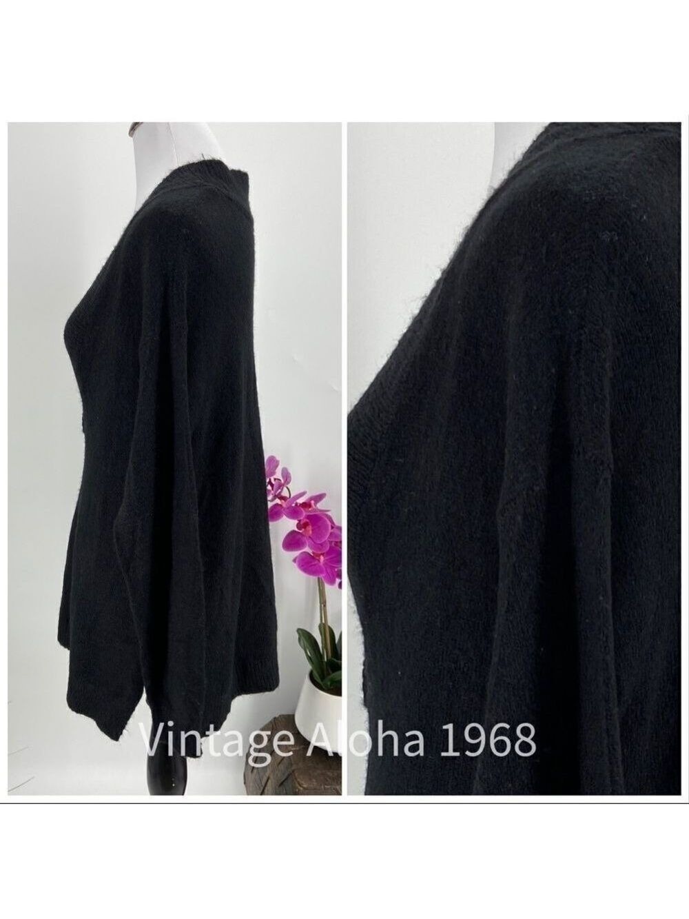 RDI V NECK SWEATER Black